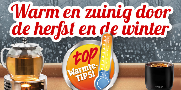 Warmtetips: Warm en zuinig door de herfst en de winter