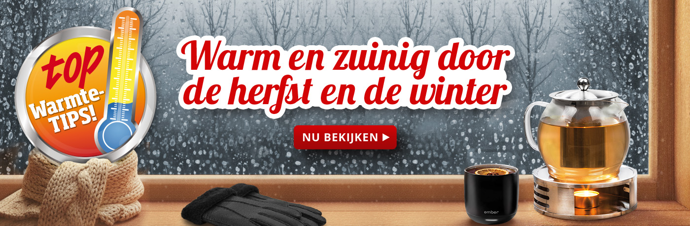 Warmtetips: Warm en zuinig door de herfst en de winter