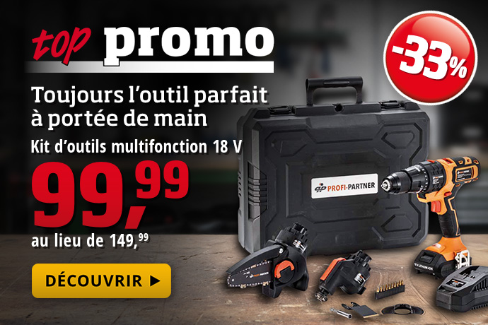 Top promo - KIt d’outils multifonction 18 V