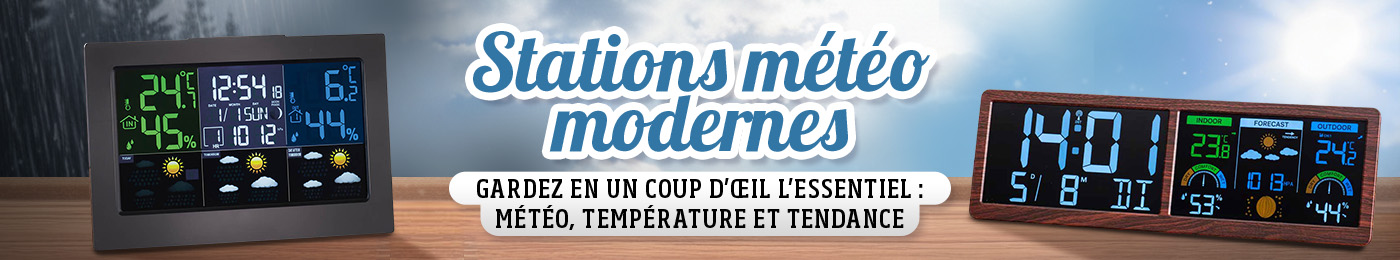 Stations météorologiques modernes : tout l’essentiel sur la météo, les températures et les tendances en un coup d’œil