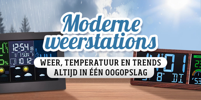 Moderne weerstations: alles wat belangrijk is over weer, temperaturen en trends in één oogopslag