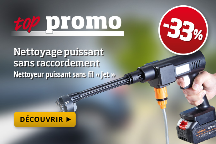 Top promo - Nettoyeur puissant sans fil « Jet »