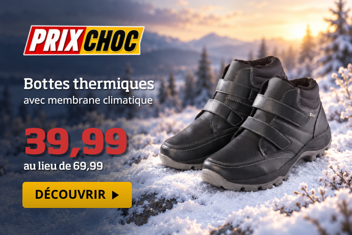 Prix choc - Bottes thermiques