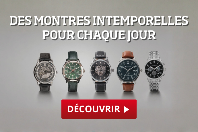 Montres-bracelets intemporelles pour tous les jours