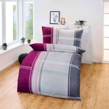 Literie en micro-polaire, carreaux