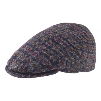 Casquette plate en laine avec protection contre le froid