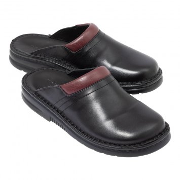 Mules classiques en cuir