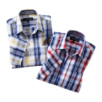 Chemise maritime en seersucker