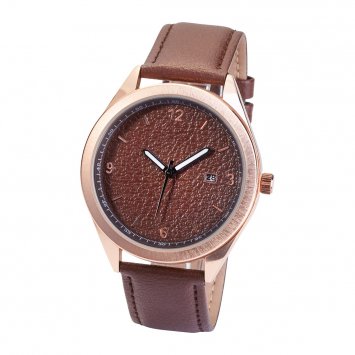 Montre cadran cuir