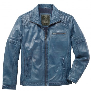 Veste cuir style moderne