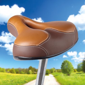 Dubbelgeveerd fietszadel