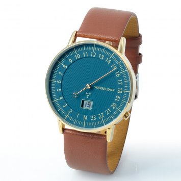 24-uurs horloge met één wijzer