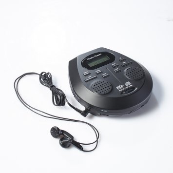 Lecteur CD portable avec enceintes stéréo