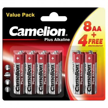 Batterijen-besparingsset 12 stuks Mignon (AA)