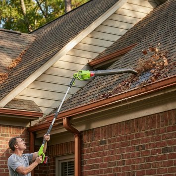 Draadloze telescopische bladblazer