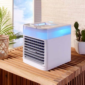 Mini climatiseur avec lumière d'ambiance