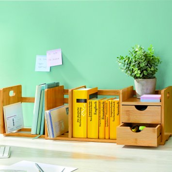 Étagère extensible en bambou