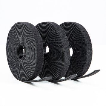 Universeel klittenband (zwart)