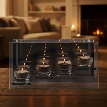 Photophore effet miroir