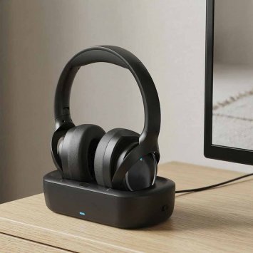 Casque TV avec station de base