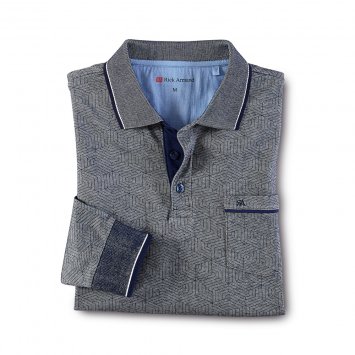 T-shirt piqué à manches longues