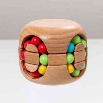 Houten knobbelspeelblokjes