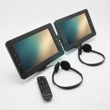 DVD-spelerduo voor in de auto