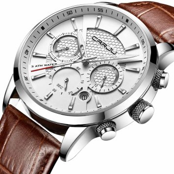 Herenhorloge met sportieve wijzerplaat