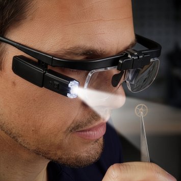 Lunettes-loupe LED