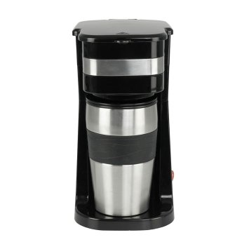 Machine à café pour une tasse, avec mug de voyage