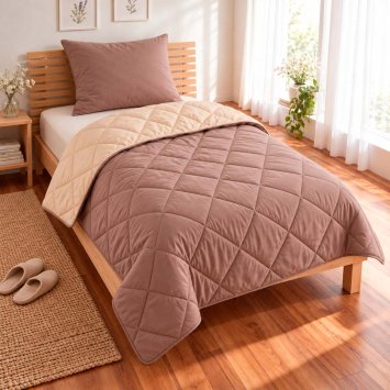 Housse de coussin réversible