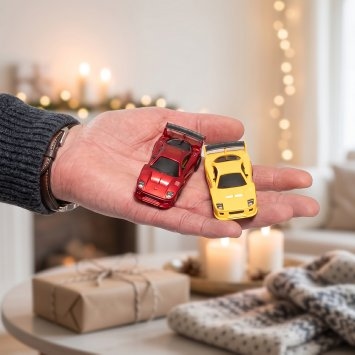 Set Pocket Racer avec 2 voitures