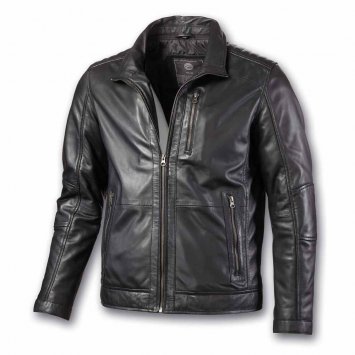 Veste en cuir nappa d'agneau