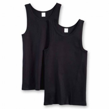 Maillot de corps à côtes fines