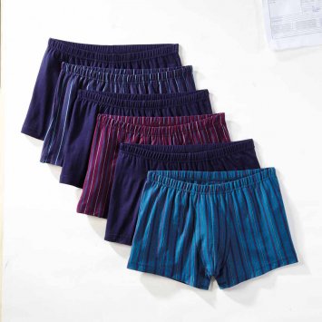 Caleçon rétro de qualité supérieure Lot de 6 