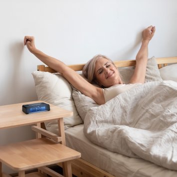 Uw cadeau: de wekkerradio met licht