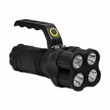 Lampe de poche 4 LED et poignée
