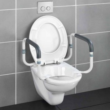 Toiletondersteuning en sta-ophulp