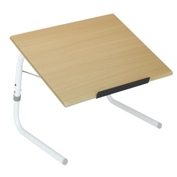Table de lit à plateau réglable
