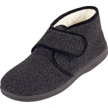 Chaussons à velcro et laine d’agneau