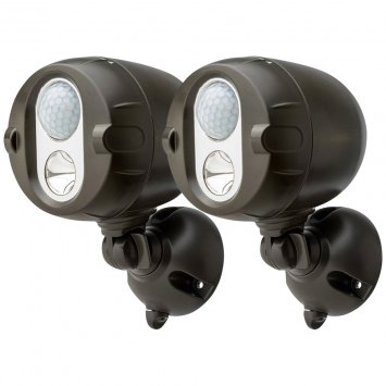 Draadloze led-buitenschijnwerpers Set van 2 stuks