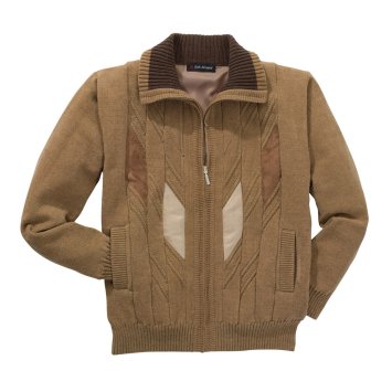 Cardigan maille chenille