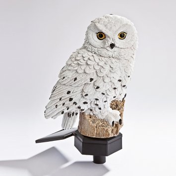 Chouette des neiges solaire