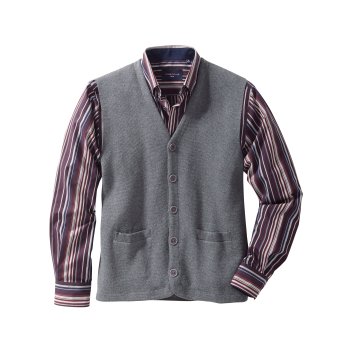 Gilet chiné sans manche