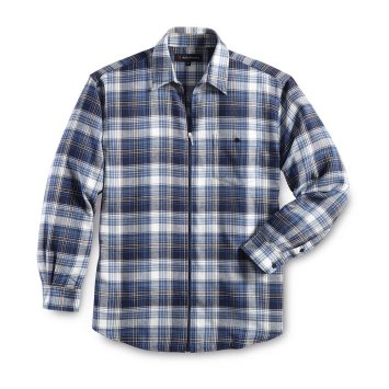 Chemise de flanelle zippée