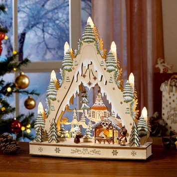 Arche lumineuse en pointe