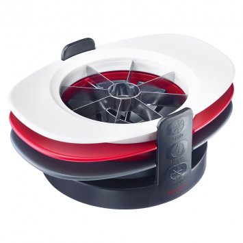 Coupe-pomme, tomate et mangue