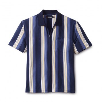 Poloshirt met doorlopende ritssluiting