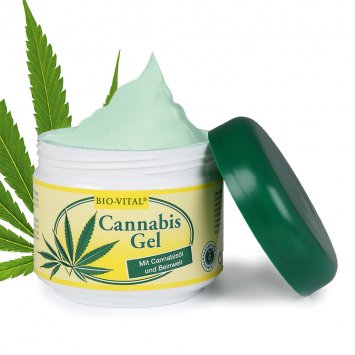 Gel huile de cannabis et consoude