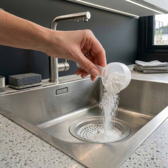 Krachtige afvoerreiniger Drain Clear 